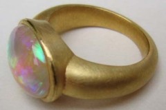 Ring Gelbgold 22 Karat / Opal