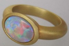 Ring Gelbgold 22 Karat / Opal